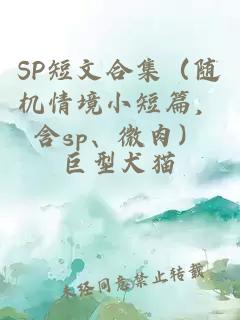 SP短文合集（随机情境小短篇，含sp、微肉）